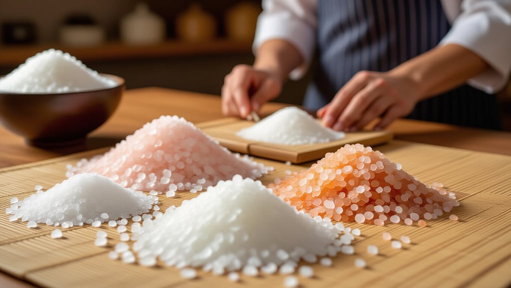 📊 소금 종류별 비교: 용융소금 vs. 죽염 vs. 일반 소금