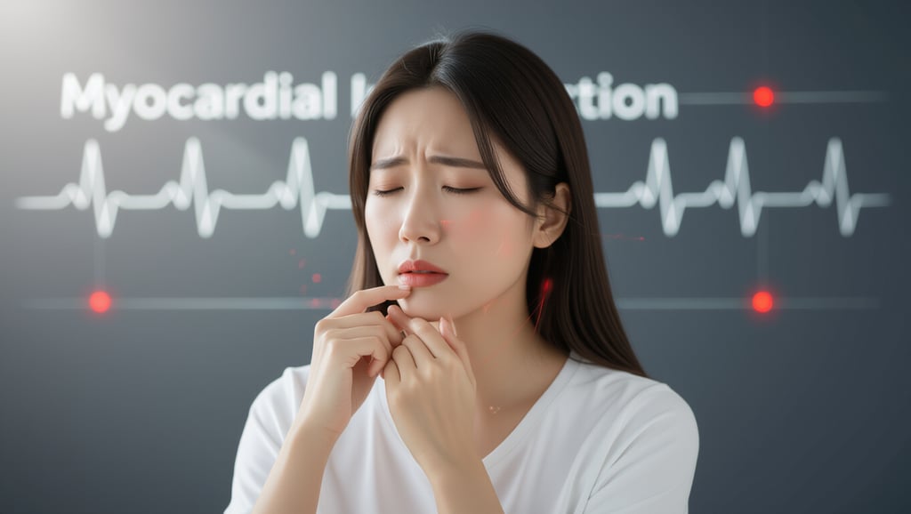 ⚠️ 의외의 심근경색 신호들: 놓치기 쉬운 비전형적 증상