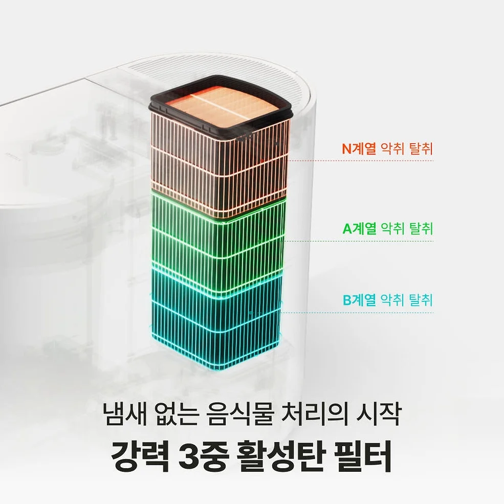 [2L] 미닉스 음식물 처리기 더플렌더 PRO 가정용 분쇄기 건조기 MNFD-120G 상세 이미지 4